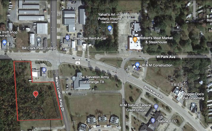 Pictures of Land property located at 0000 MLK & W Park Ave, Orange, TX 77632 for sales - image #1