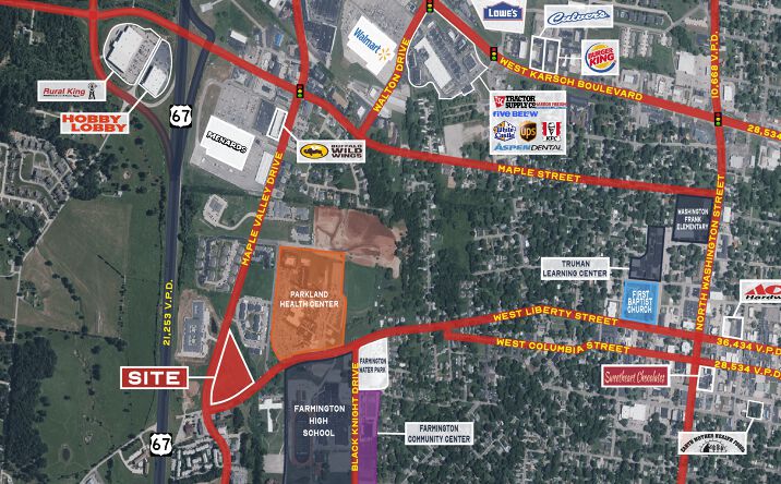 Pictures of Land property located at Maple Valley Dr, Farmington, MO 63640 for sales - image #1