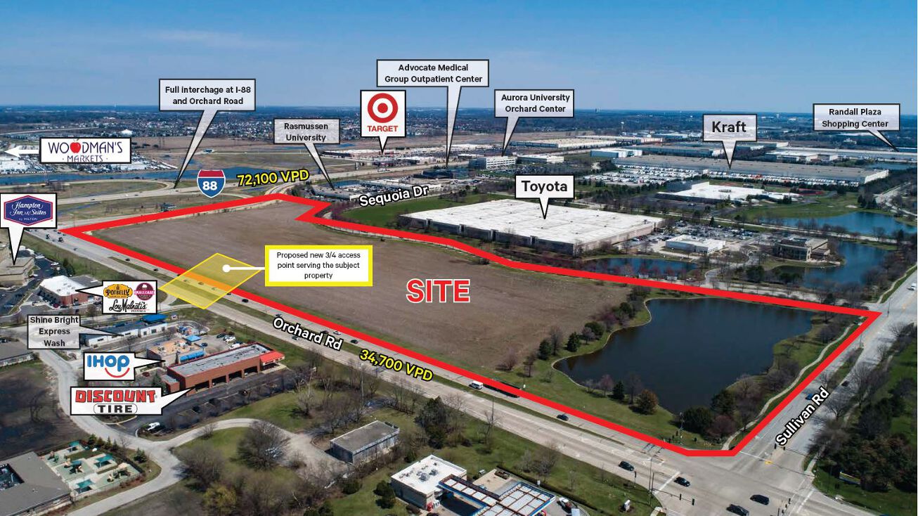 SEC of I88 and Orchard Avenue, Aurora, IL, Aurora, IL 60506