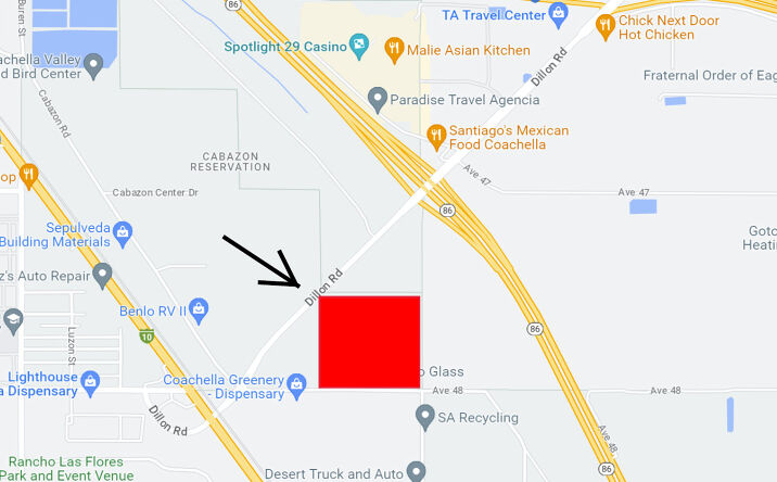 Pictures of Land property located at NWC Avenue 48 & Harrison St, Chiriaco Summit, CA 92201 for sales - image #1