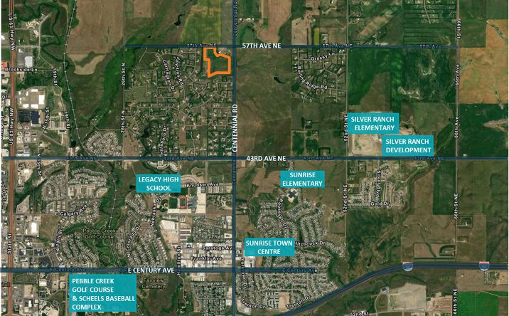 Pictures of Land property located at Centennial Rd & 57th Ave, Bismarck, ND 58503 for sales - image #1
