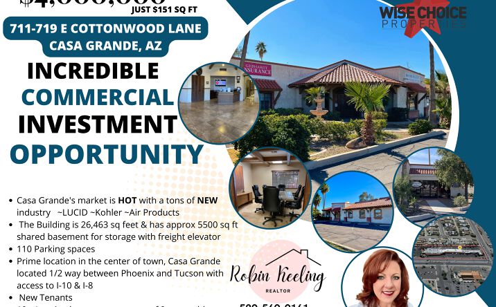 Pictures of Office property located at 711 E Cottonwood Ln, Casa Grande, AZ 85122 for sales - image #1