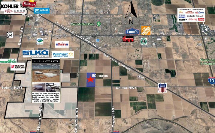 Pictures of Land property located at W Selma Hwy, ELEVEN MILE, AZ 85122 for sales - image #1