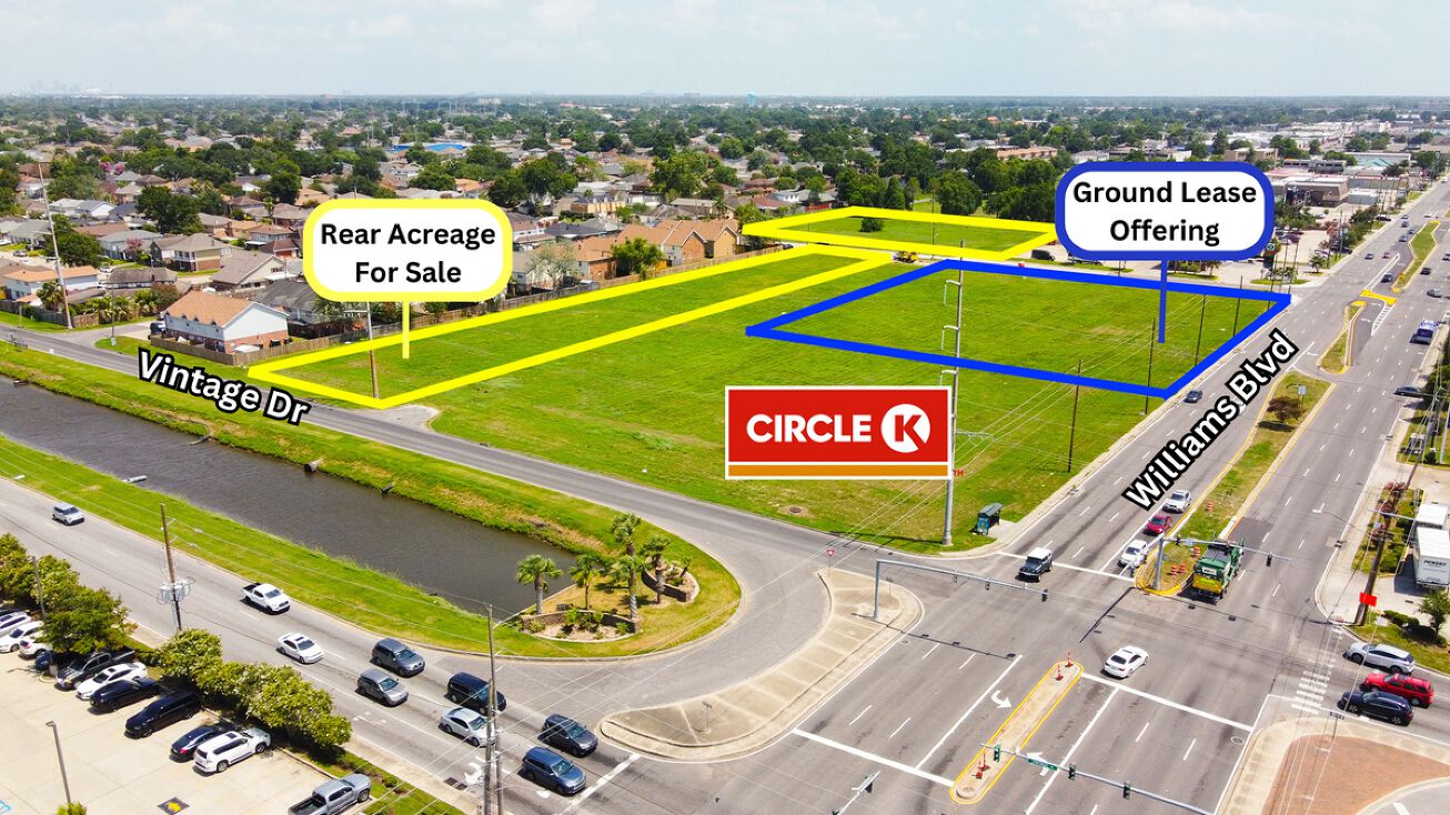 SEC Vintage Drive and Williams Blvd, Kenner, LA 70065