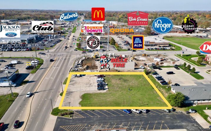 Pictures of Land property located at 640 E Pershing Rd, Decatur, IL 62526 for sales - image #1