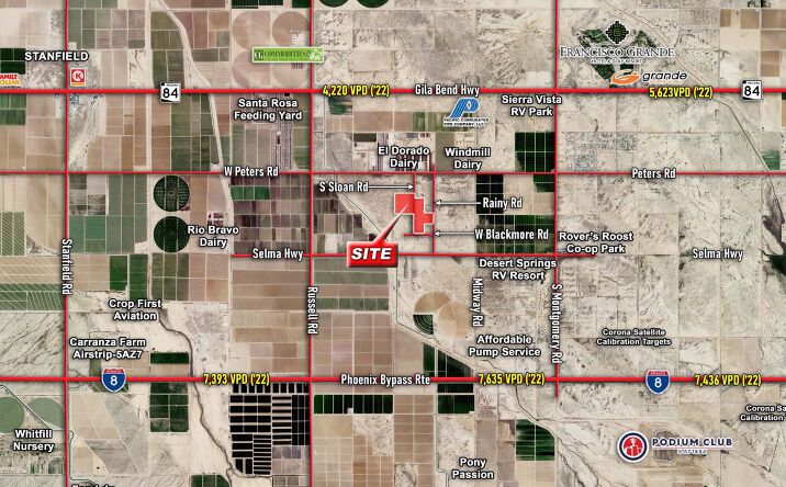Pictures of Land property located at S Sloane Rd & W Blackmore Rd, Casa Grande, AZ 85193 for sales - image #1