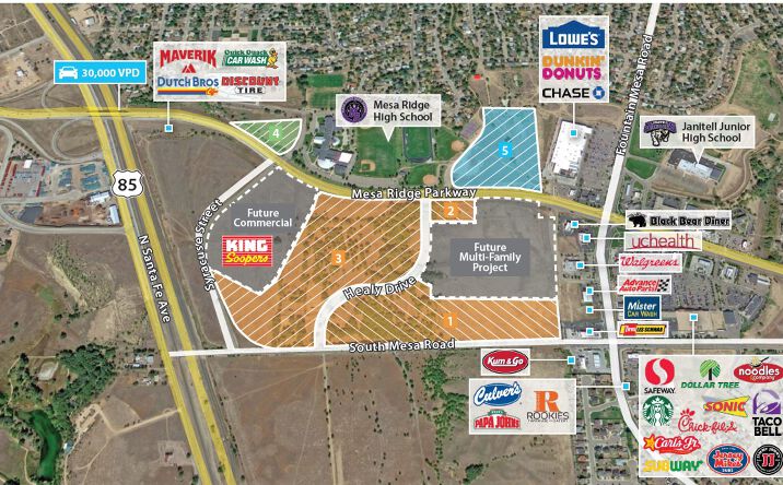 Pictures of Land property located at Mesa Ridge Pkwy, Fountain, CO 80925 for sales - image #1