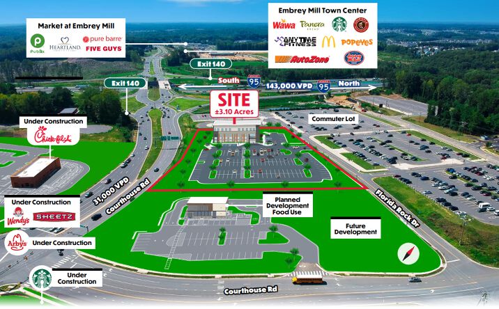 image of property at 850 FLORIDA ROCK DR Stafford VA 22554-7789