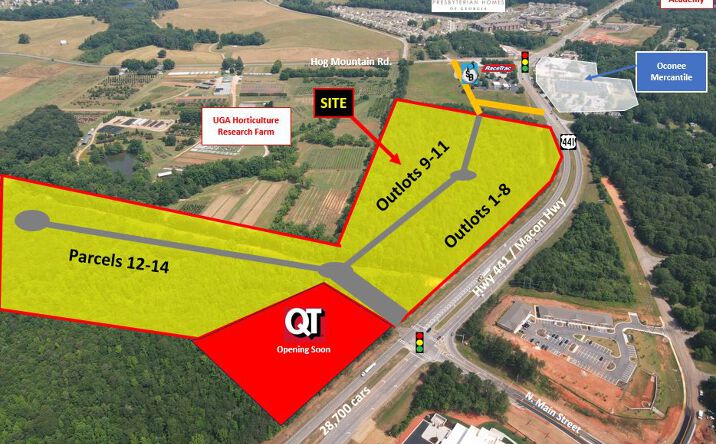 Pictures of Retail, Land property located at 7760 Macon Hwy, Watkinsville, GA 30677 for sales - image #1