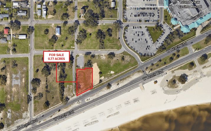 Pictures of Land property located at 3610 W Beach Blvd, Gulfport, MS 39501 for sales - image #1