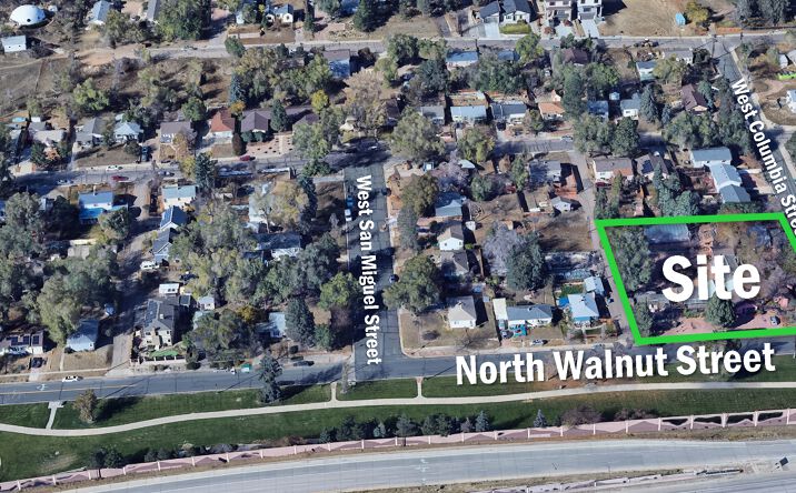 Pictures of Land property located at 1316 N Walnut St, Colorado Springs, CO 80905 for comps - image #1