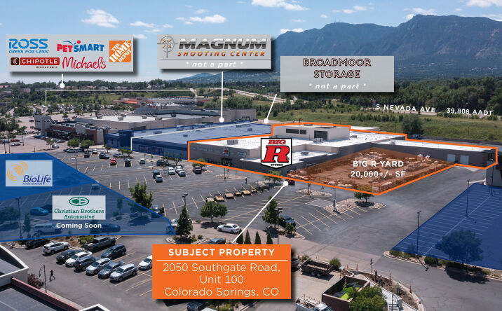 Pictures of Retail property located at 2050 Southgate Rd, Colorado Springs, CO 80906 for sales - image #1