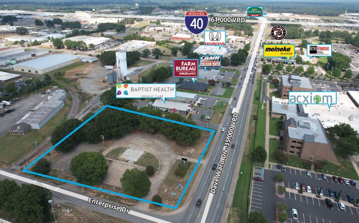Pictures of Land property located at 870 Enterprise Ave, Conway, AR 72032 for sales - image #1