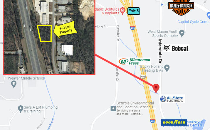 Pictures of Land property located at 4379 Interstate Dr, Macon, GA 31210 for sales - image #1