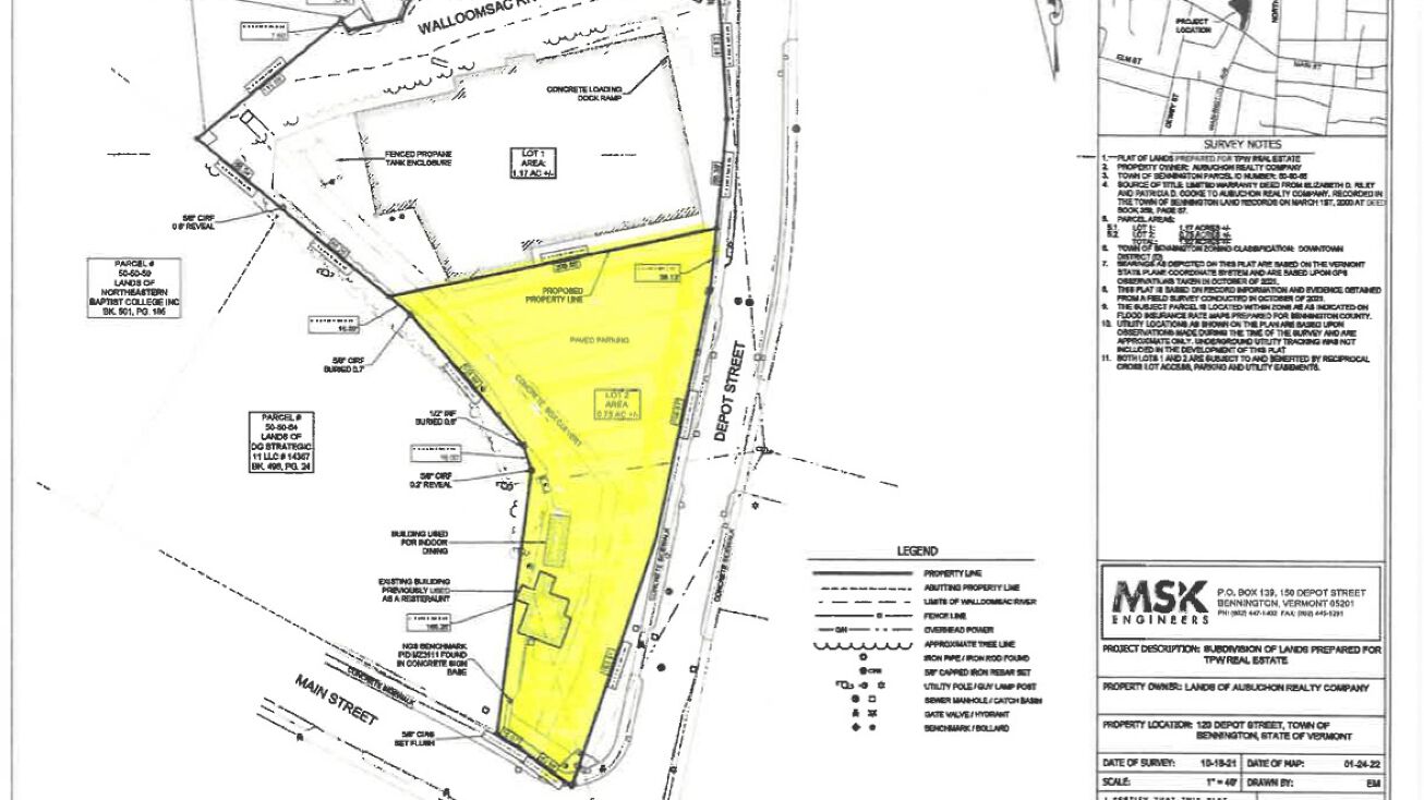 Pictures of Retail property located at 100 Depot St, Bennington, VT 05201 for sales - image #1