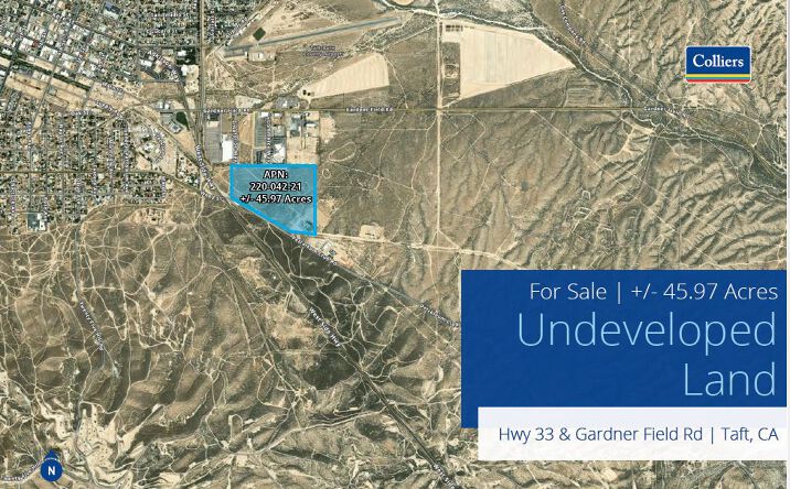 Pictures of Land property located at Hwy 33 & Gardner Field Road, Taft, CA 93268 for sales - image #1