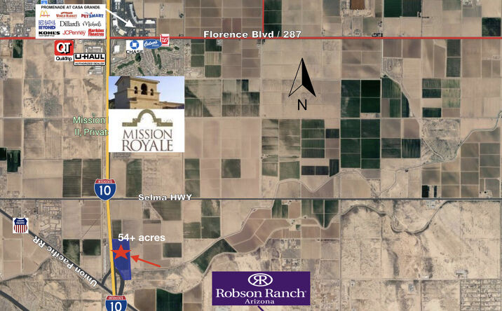 Pictures of Land property located at I-10, Casa Grande, AZ 85194 for sales - image #1