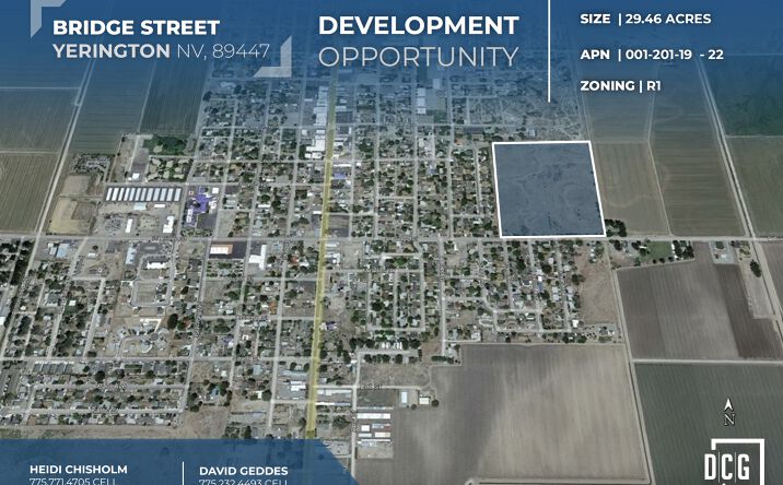 Pictures of Land property located at 0 Bridge St, Yerington, NV 89447 for sales - image #1