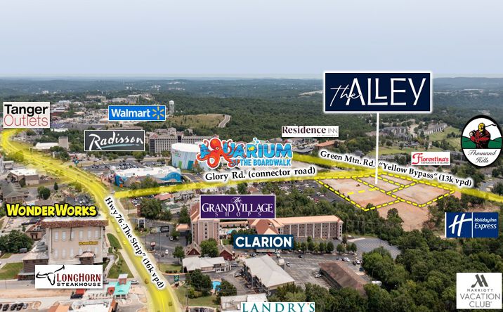 Pictures of Land, Mixed Use property located at 2800 W 76 Country Blvd, Branson, MO 65616 for sales - image #1