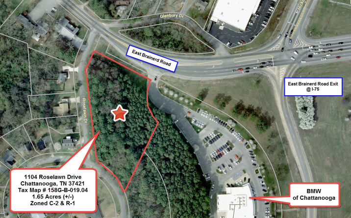 Pictures of Land property located at 1104 Roselawn Dr, Chattanooga, TN 37421 for sales - image #1
