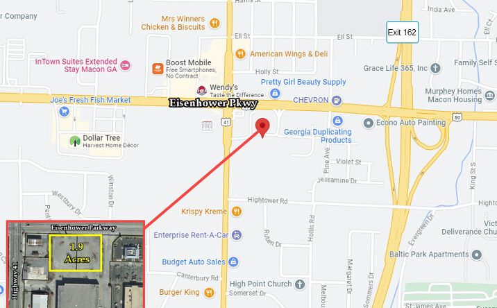 Pictures of Land property located at 1250 Eisenhower Pkwy, Macon, GA 31206 for sales - image #1