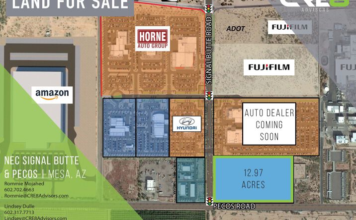 Pictures of Land property located at NEC Signal Butte & Pecos Road, Mesa, AZ 85212 for sales - image #1
