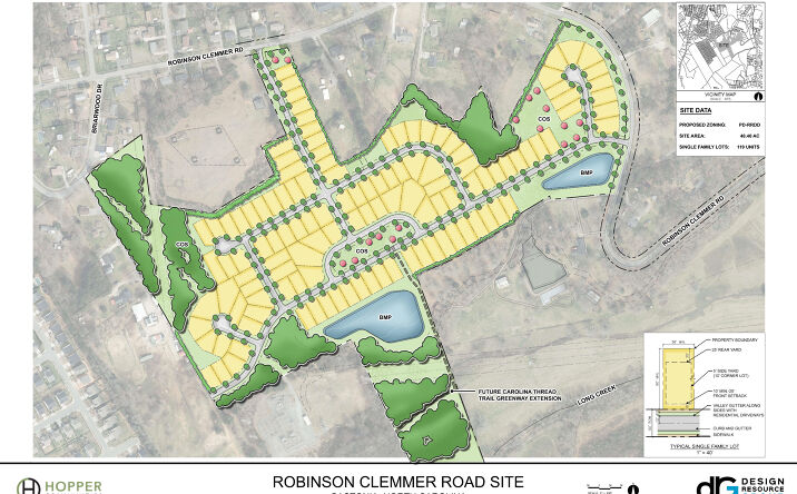 Pictures of Land property located at Robinson-Clemmer Road, Dallas, NC 28034 for sales - image #1