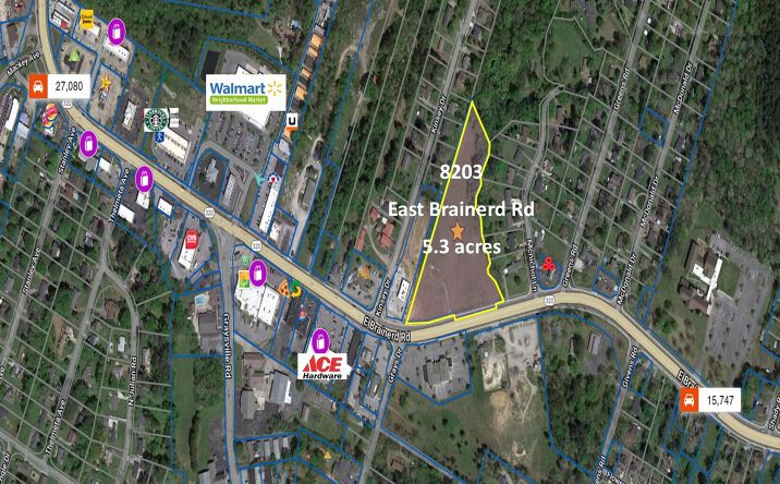 Pictures of Land property located at 8203 E Brainerd Rd, Chattanooga, TN 37421 for sales - image #1