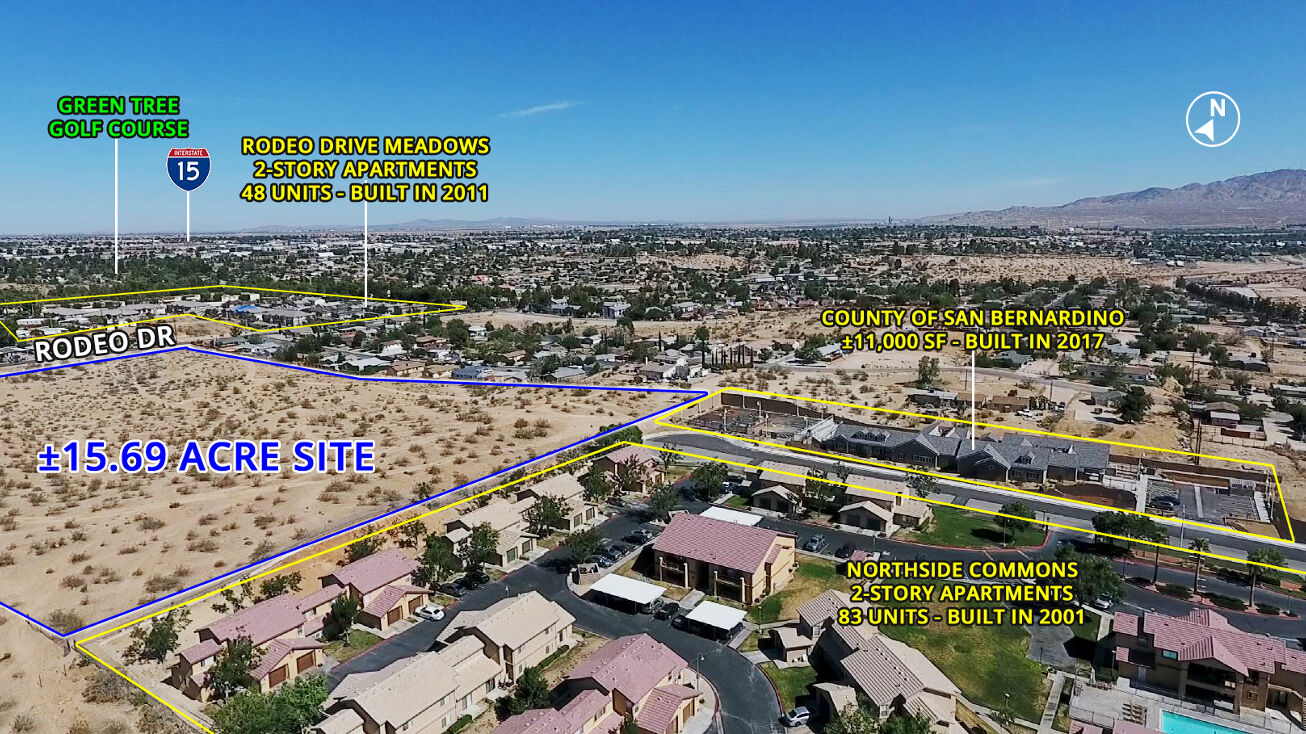Rodeo Drive, Victorville, CA 92392 Land for Sale 15.69 AC High