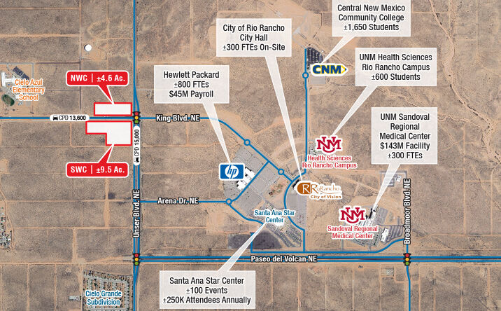 Pictures of Land property located at King and Unser, Rio Rancho, NM 87144 for sales - image #1