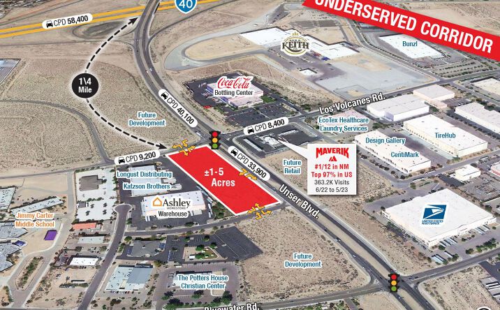 Pictures of Retail, Land property located at 8300 Los Volcanes Rd NW, Albuquerque, NM 87121 for sales - image #1