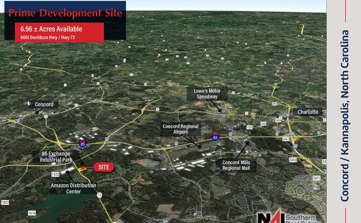 Pictures of Land property located at 6661 Davidson Hwy, Kannapolis, NC 28027 for sales - image #1
