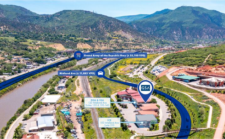 Pictures of Office property located at 100 Midland Ave, Glenwood Springs, CO 81601 for sales - image #1