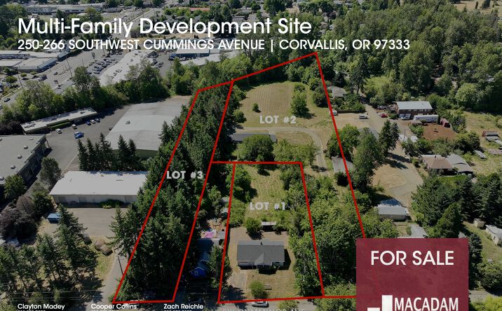 Pictures of Land, Multifamily property located at 250-266 Southwest Cummings Avenue, Corvallis, OR 97333 for sales - image #1