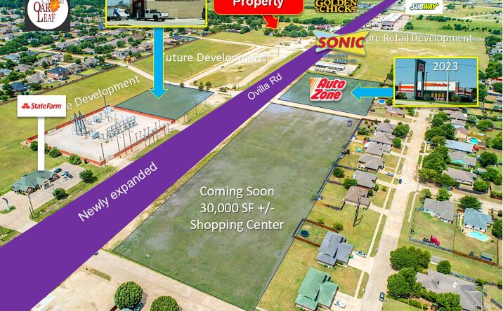 Pictures of Land property located at 905 Lark Ln, Oak Leaf, TX 75154 for sales - image #1