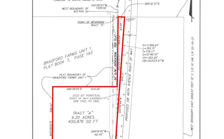 Pictures of Land property located at 4900 SW 95th Street and SW 49th Avenue, Ocala, FL 34476 for sales - image #1