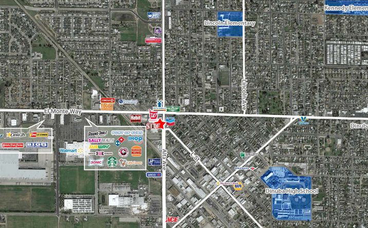 Pictures of Retail property located at SWQ Alta Avenue & El Monte Way, Dinuba, CA 93618 for sales - image #1