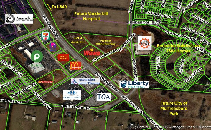 Pictures of Land property located at Veterans Pkwy @ I-840, Millington, TN 38053 for sales - image #1