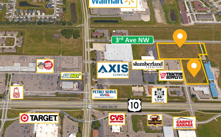 Pictures of Land property located at 1254 3rd Ave NW, Dilworth, MN 56529 for sales - image #1