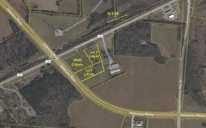 Pictures of Land property located at New Salem Hwy & Veterans Pkwy, Murfreesboro, TN 37128 for sales - image #1