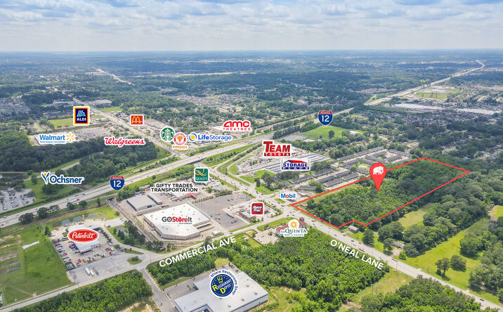 Pictures of Retail, Office, Land property located at 1576 O'Neal Ln, Baton Rouge, LA 70816 for sales - image #1