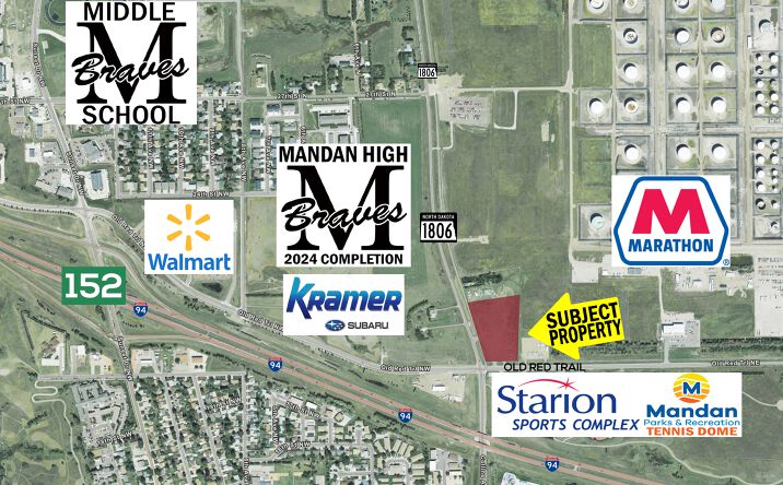 Pictures of Land property located at 100 Old Red Trail, Mandan, ND 58554 for sales - image #1