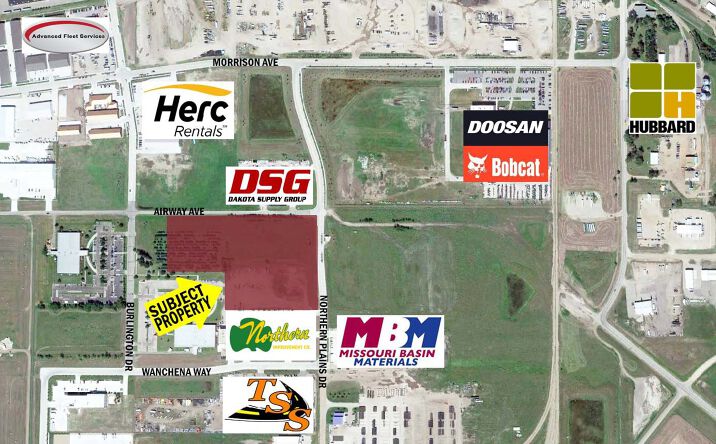 Pictures of Land property located at 3207 Airway Avenue- 11.4 Acres, Bismarck, ND 58504 for sales - image #1