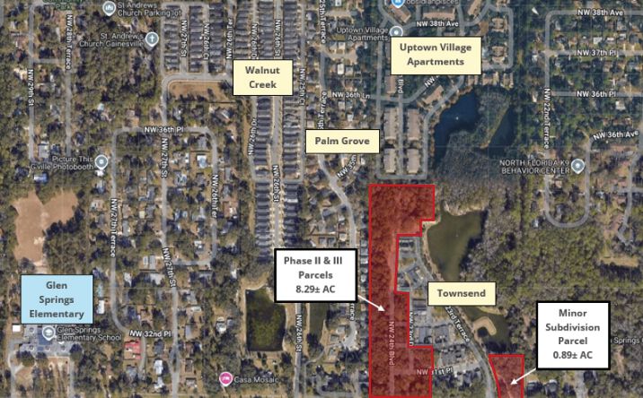 Pictures of Land property located at NW 31st Ave ( Glen Spring Road), Gainesville, FL 32605 for sales - image #1