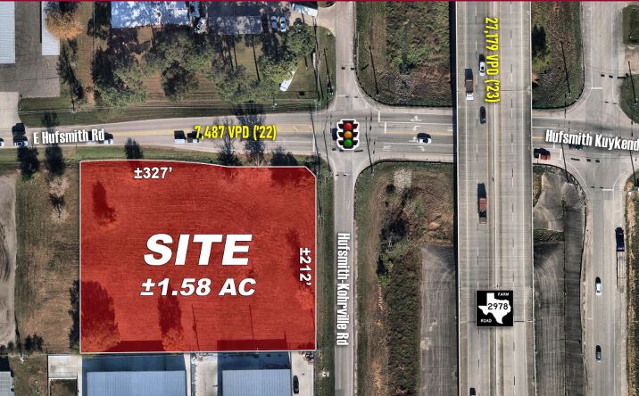 Pictures of Land property located at FM 2978 at Hufsmith-Kuykendahl Road, Tomball, TX 77375 for sales - image #1