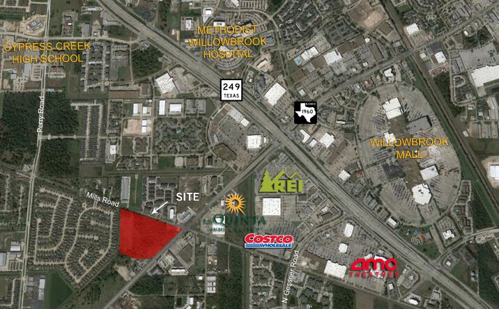 Pictures of Retail, Land property located at FM 1960 at Mills Road, Houston, TX 77070 for sales - image #1