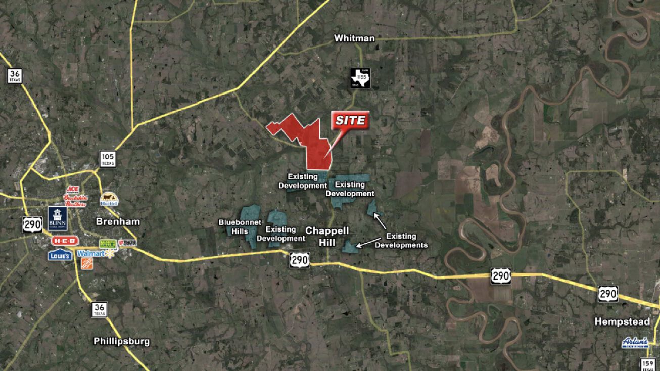 FM1155 & Meyersville Rd, Brenham, TX 77833