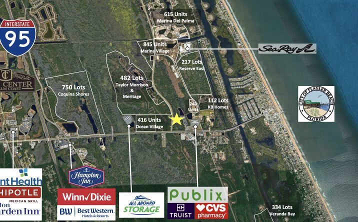 Pictures of Land property located at 7265 Colbert Ln, Flagler Beach, FL 32136 for sales - image #1