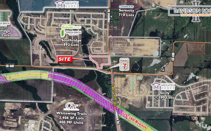 Pictures of Land property located at NWC & NWQ - C.R. 408 & F.M. 75, Princeton, TX 75407 for sales - image #1