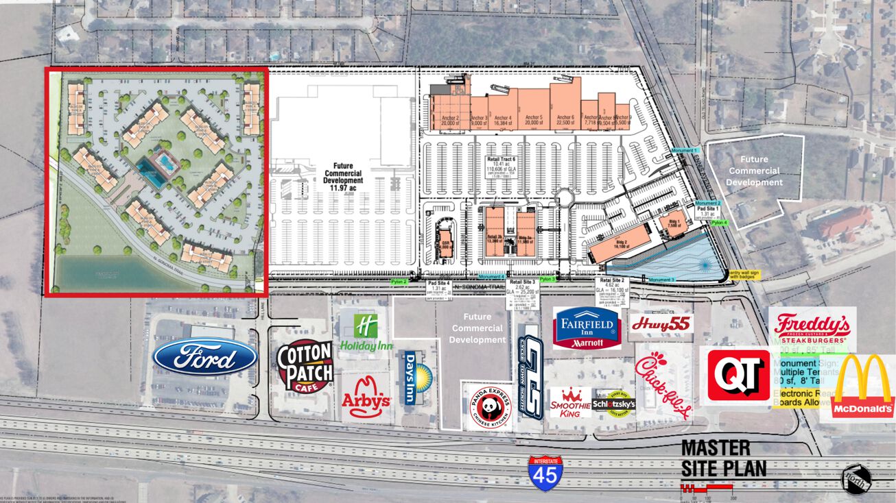 Sonoma Trail & SH34, Ennis, TX, Ennis, TX 75119